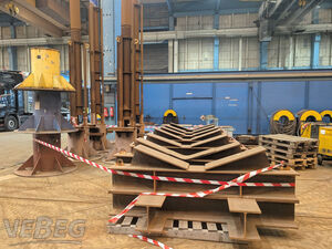 14,0 t Schrott aus Pallen und Baulehren: