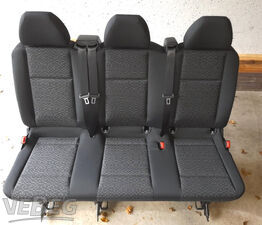 2 Stück 3er-Fahrzeugrücksitzbänke für Mercedes Benz Vito Tourer/Mixto