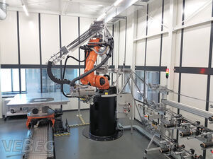 Robotergestützte Tapelegeanlage Compositence, bestehend aus: