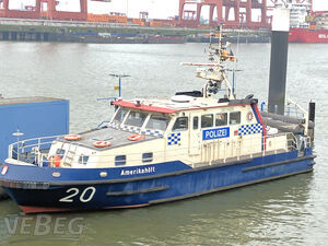Wasserschutzpolizei-Streifenboot WSP 20 Amerikahöft